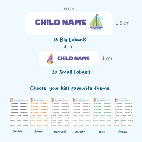 Personalised Clothing Labels