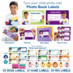 Personalised Name Slips With Kids Photo & Name