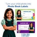 Personalised Name Slips With Kids Photo & Name