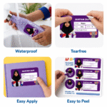 Personalised Name Slips With Kids Photo & Name